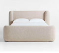 Okuhle Cream Sleigh Bed