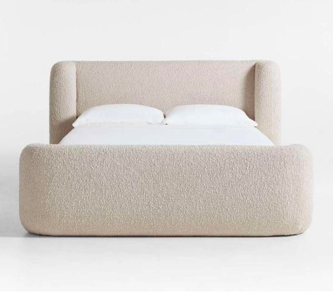 Okuhle Cream Sleigh Bed